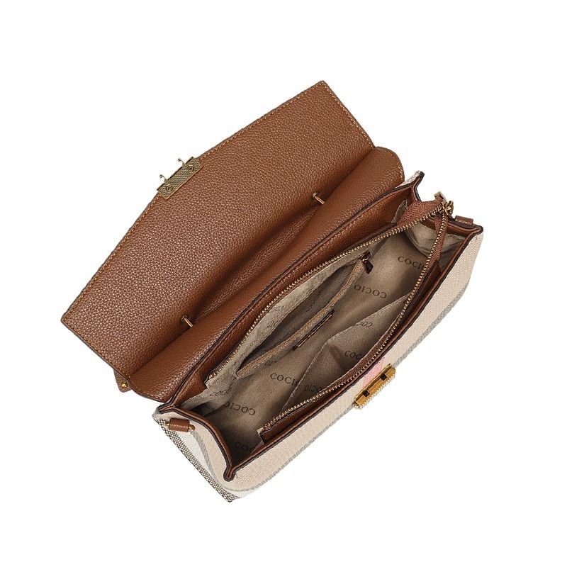 New advanced texture plaid handbag live hot models of fashion women's bags simple versatile new tide