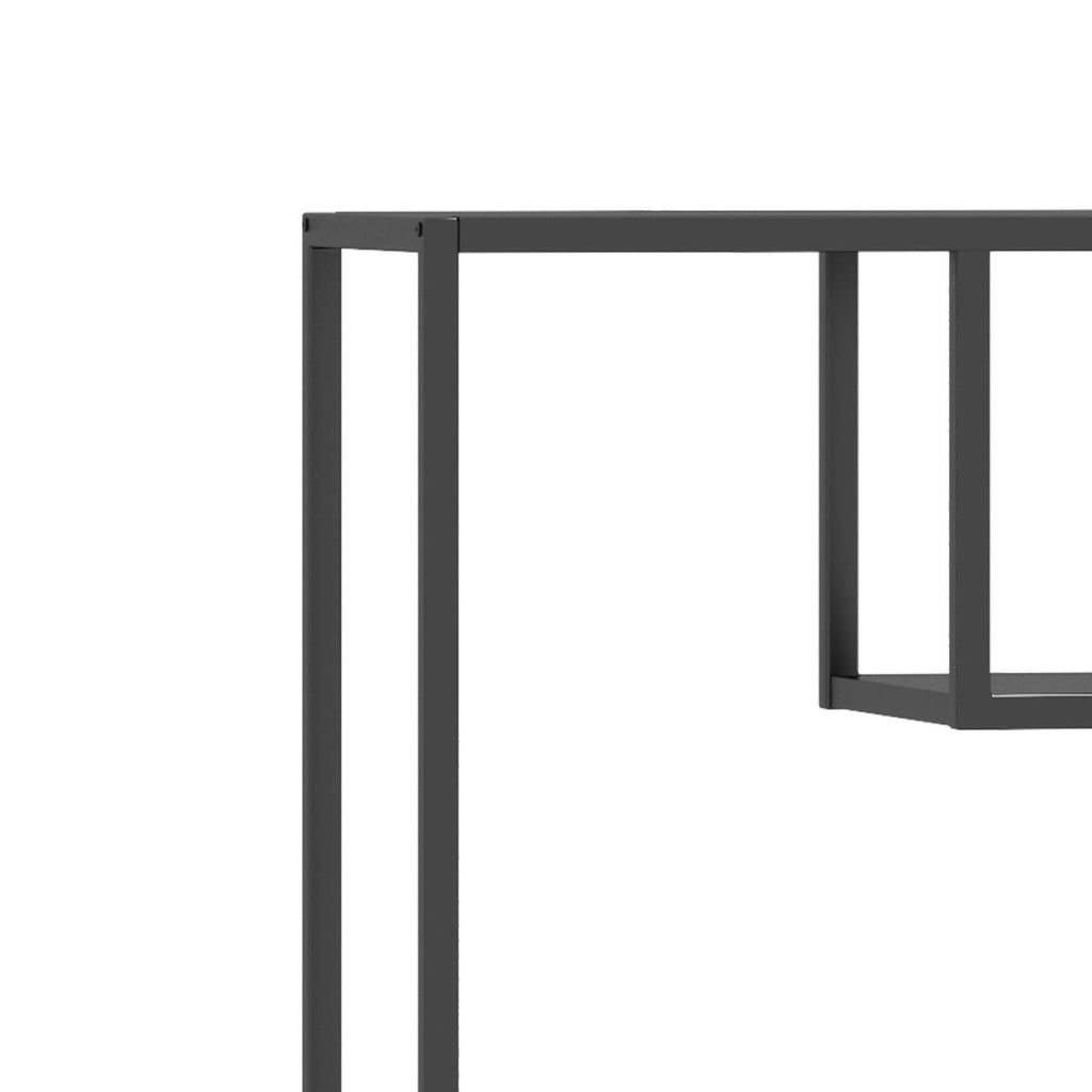 Modern Storage Shelf with 4 Compartments & Metal Legs, Freestanding Organizer,Book Shelves Display Shelves for Living Room, Bedroom, Home Office