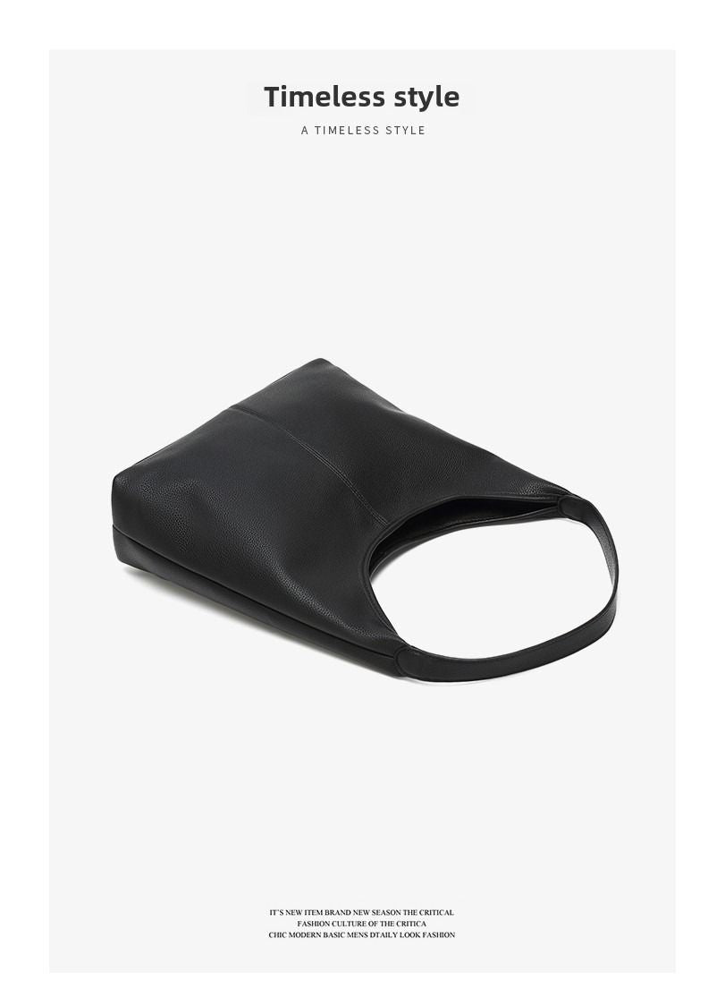 Cross-border foreign trade retro large-capacity Tote bag female 2025 new tide Korean shoulder bag versatile foreign-style armpit bag