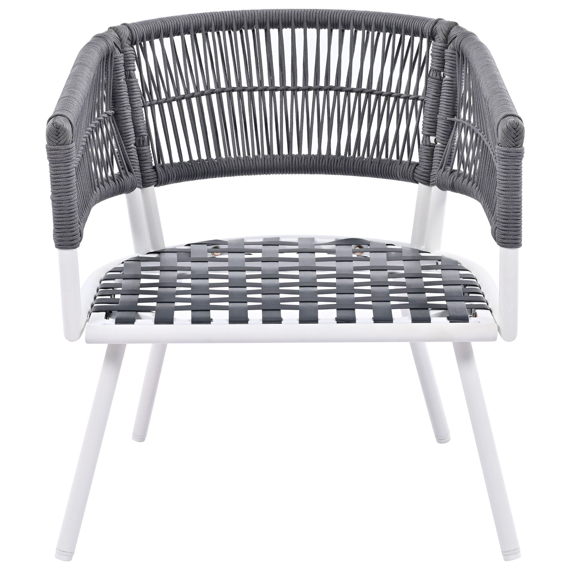 4-Piece Patio Furniture Set, Outdoor Furniture with Acacia Wood Table, Patio Conversation Set with Deep Seating & Thick Cushion for Backyard Porch Balcony