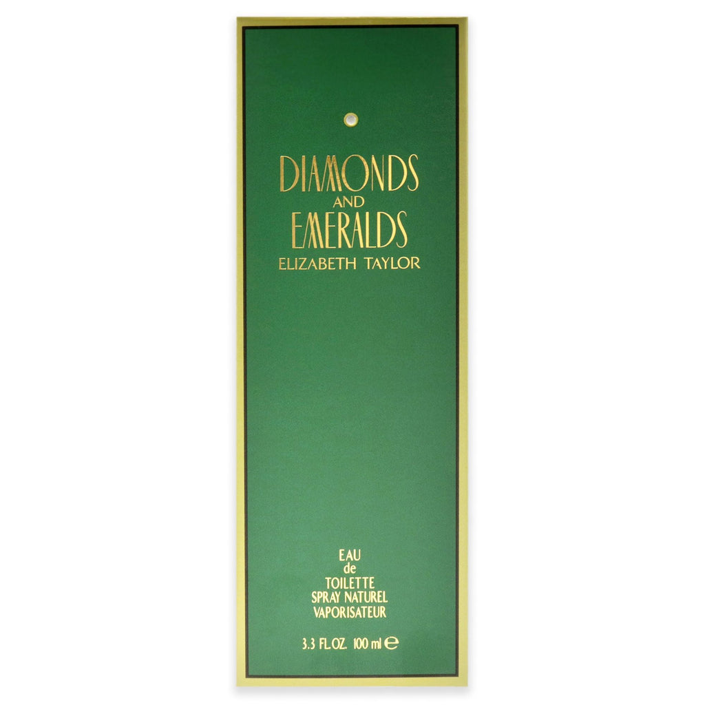 Diamonds and Emeralds by Elizabeth Taylor for Women - 3.3 oz EDT Spray