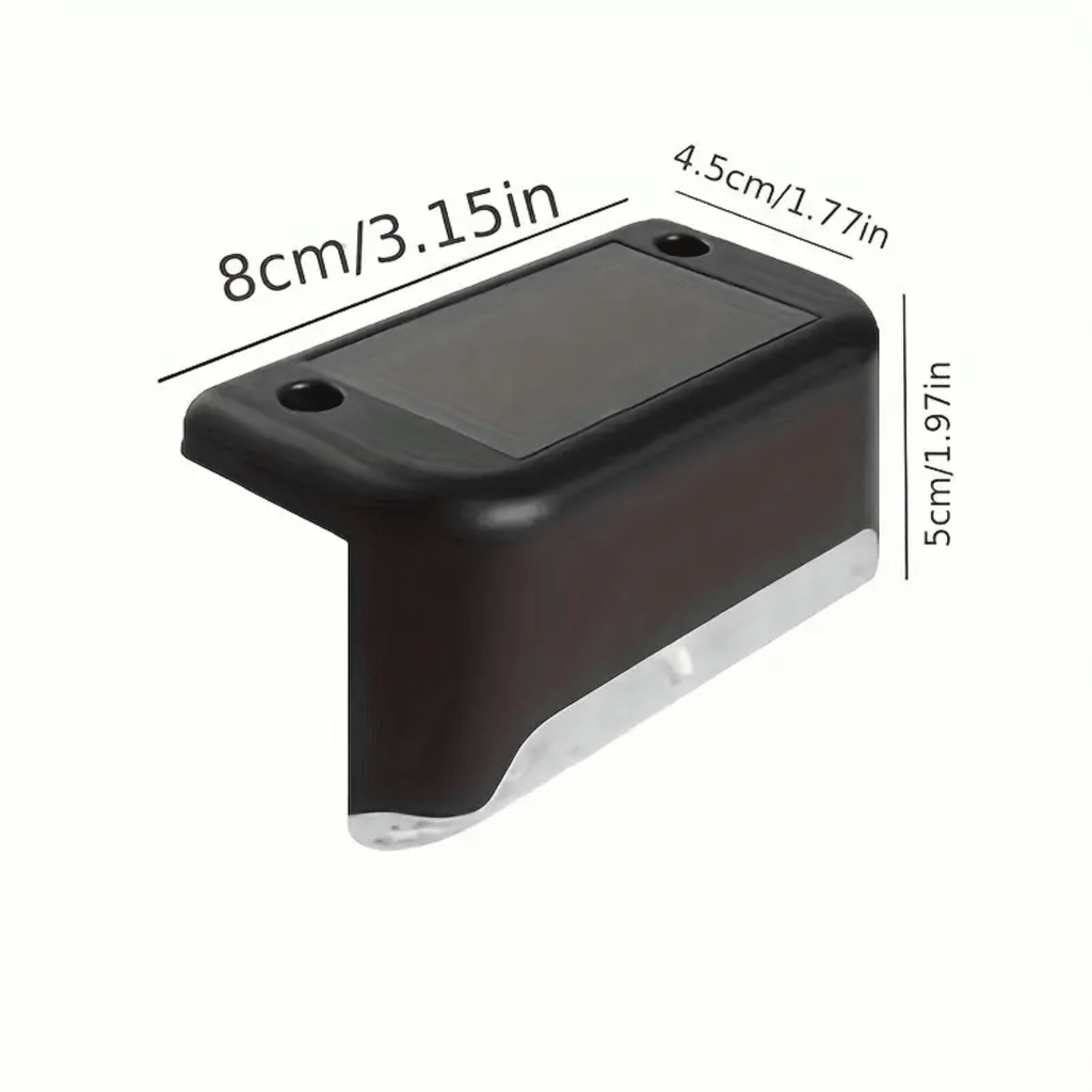 32PCS Solar Deck Lights Outdoor, Solar Step Lights Waterproof Led Solar lights for Outdoor Stairs, Step , Fence, Yard, Patio, and Pathway Family's Gifts (Warm White)