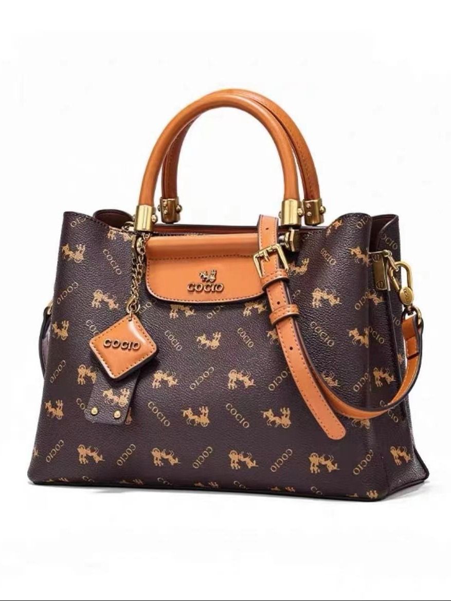 Printed Handbag Ladies Tote Fashion Hundred Shoulder Crossbody Bag Trend Women's Bag