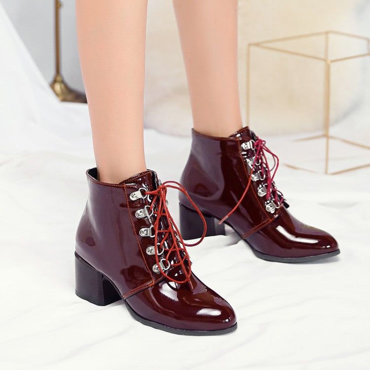 Women's thick heel short boots new autumn and winter