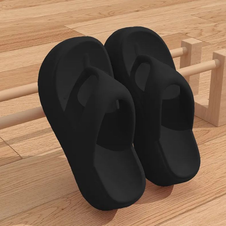 Summer new height-up women's flip-flops fashion trend everything with beach shoes slippers