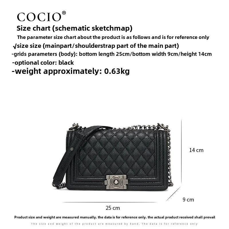 New caviar hot mom bag fashion trend new chain bag senior texture shoulder crossbody women's bag