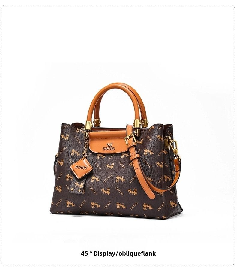 New handbag letter printing fashion new women's bags large capacity foreign trade high-grade models