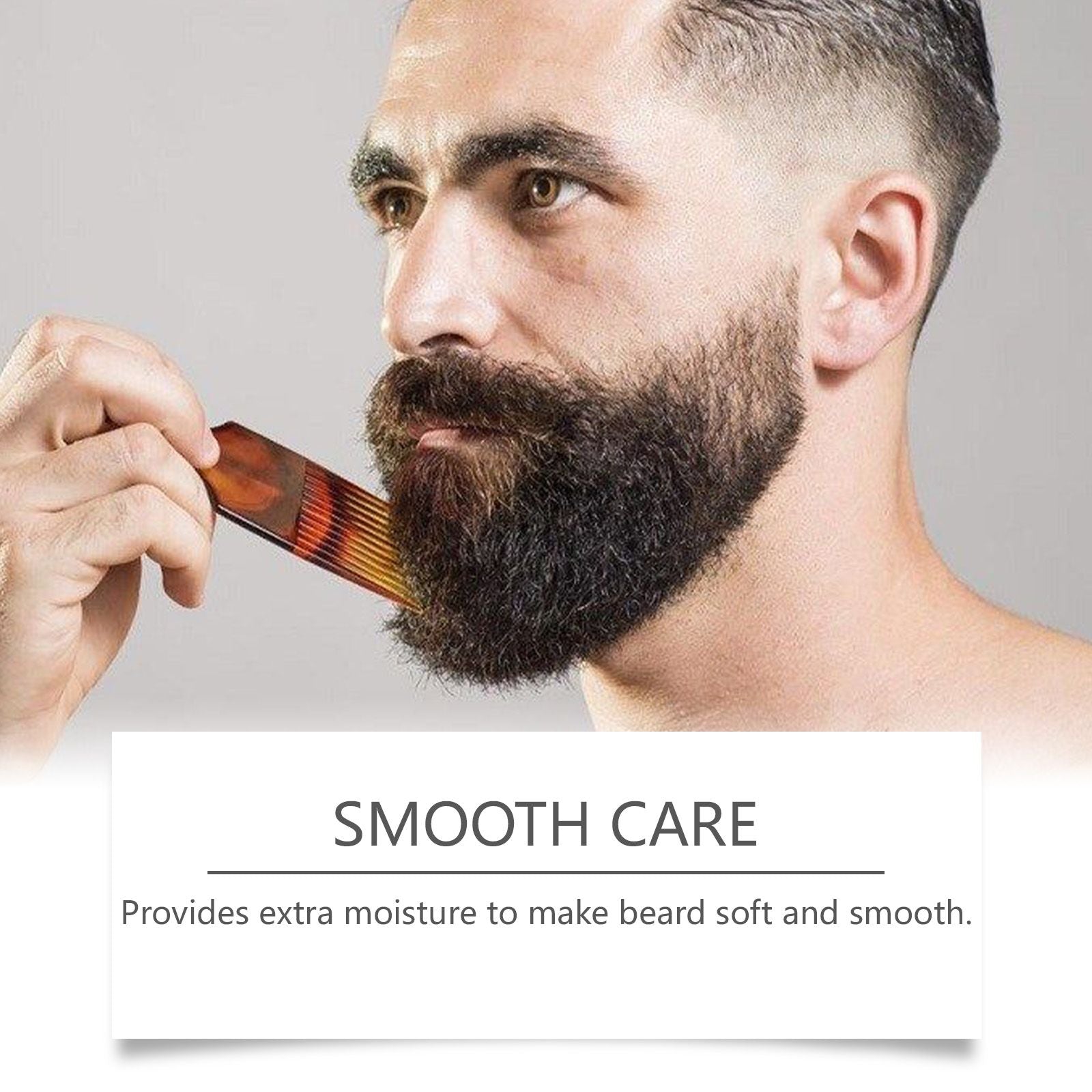 East Moon Men's Beard Care Nourishes Moisturizing Soft Gloss Soothing Moisturizing Gentle Care