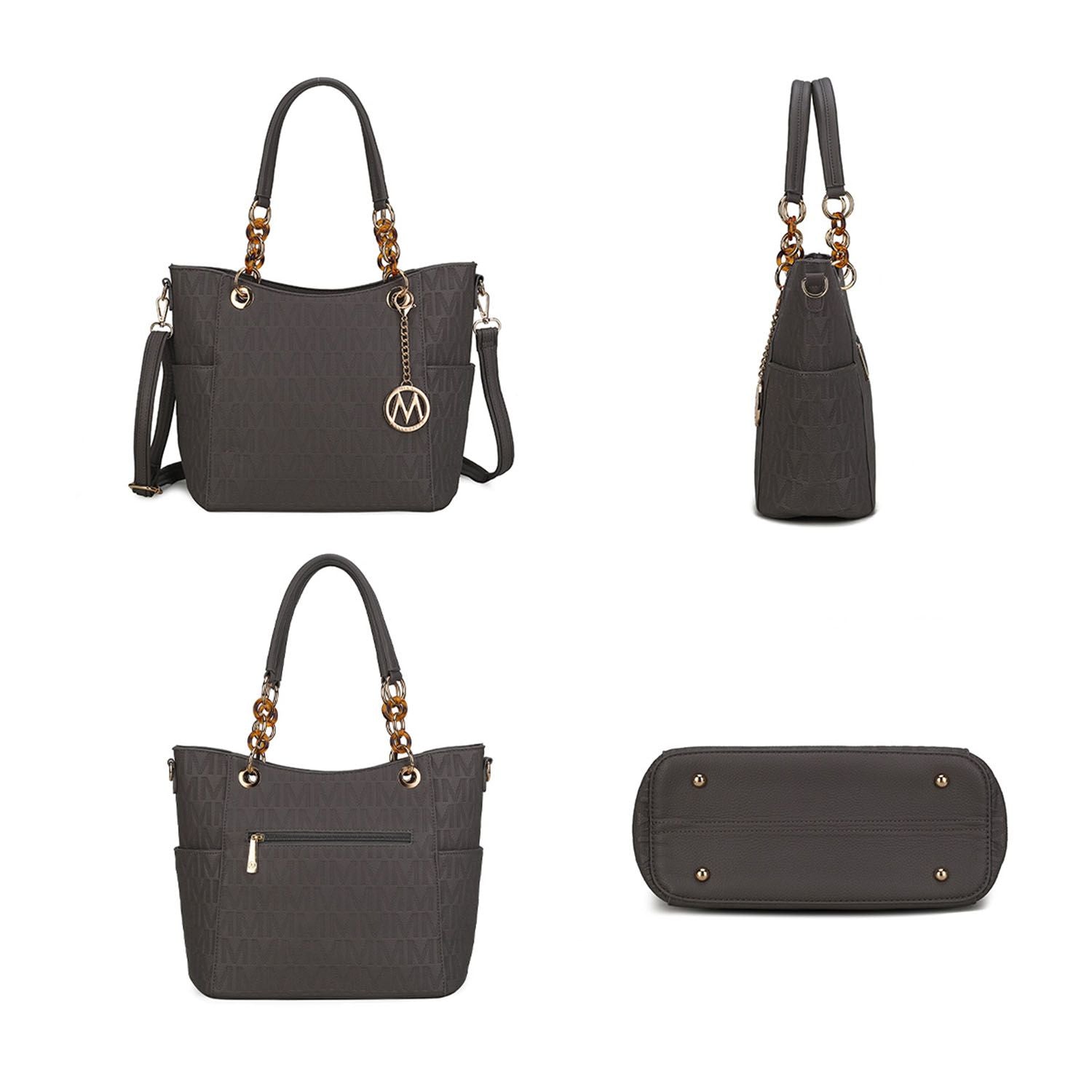 MKF Collection Rylee Vegan Leather Women Tote Handbag by Mia k