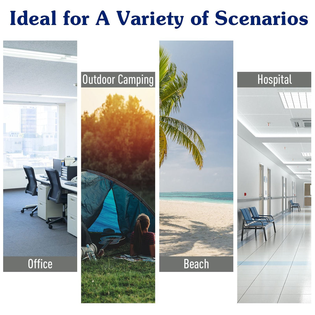 Folding Camping Cots for Adults with Carry Bags, Side Pockets, Outdoor Portable Sleeping Bed for Travel Camp Vocation, Blue