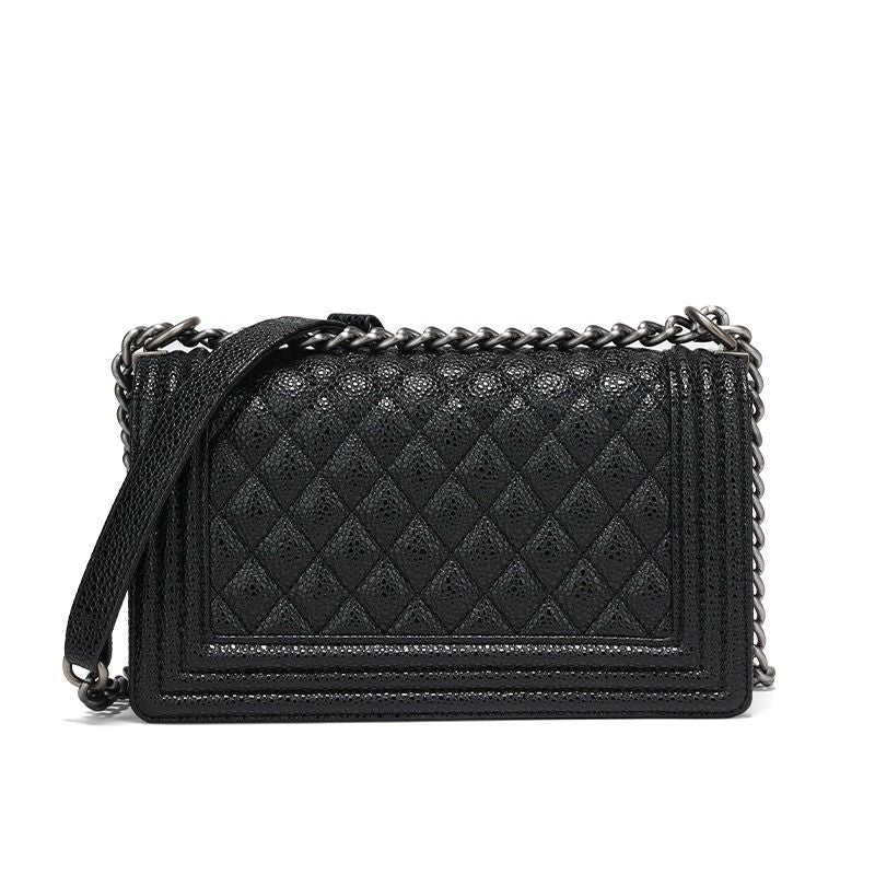 New caviar hot mom bag fashion trend new chain bag senior texture shoulder crossbody women's bag
