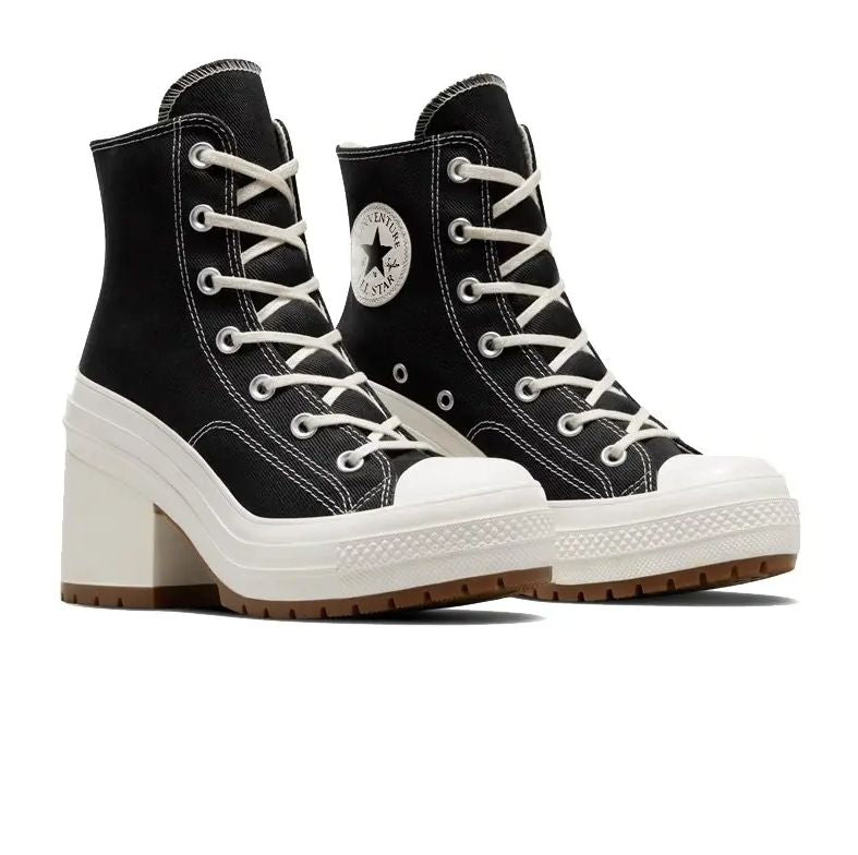 New women's shoes high heels high top fashion women's canvas shoes casual sports shoes