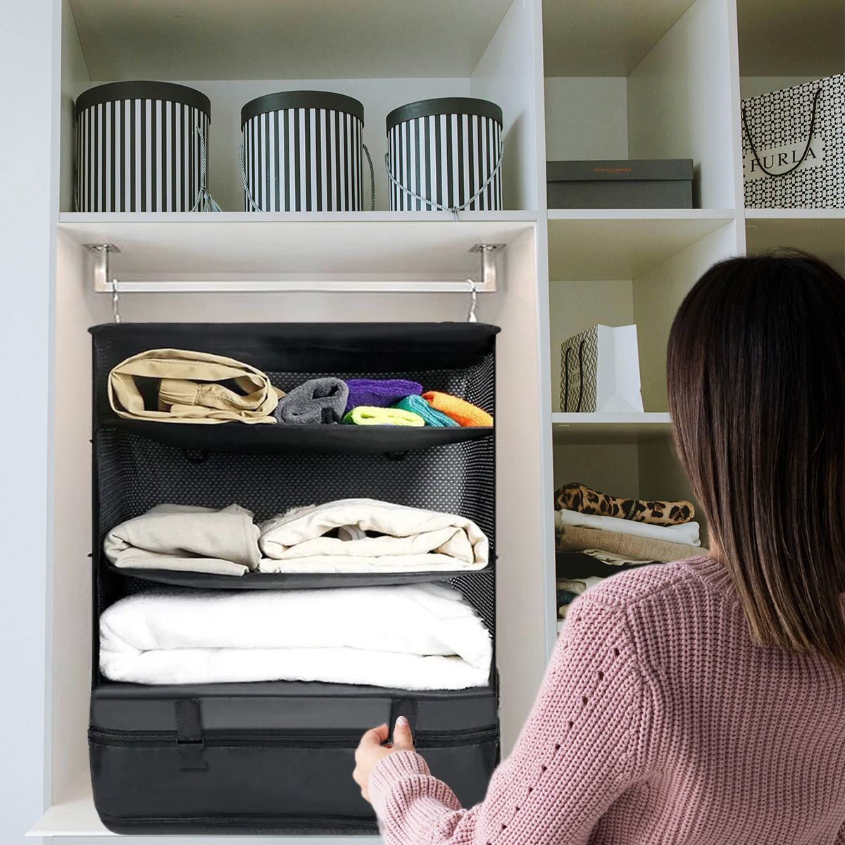 Easy Travel Foldable Luggage Organizer