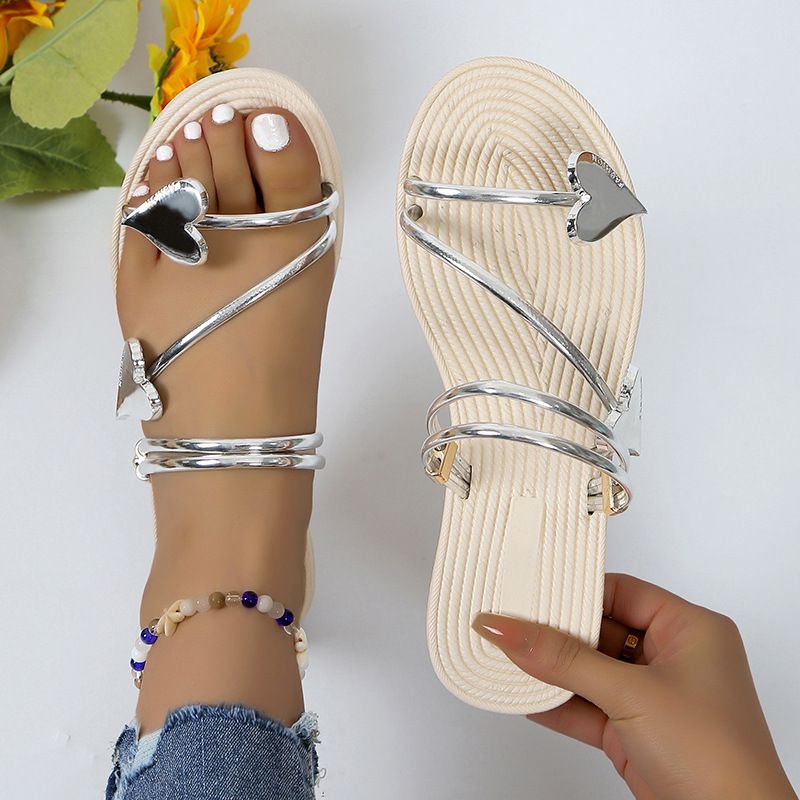 New Best Women Sandals Summer New Fashion Beach Sandals Rhinestone Flat Slippers Luxury Sandals Women's Designers Designer Shoes
