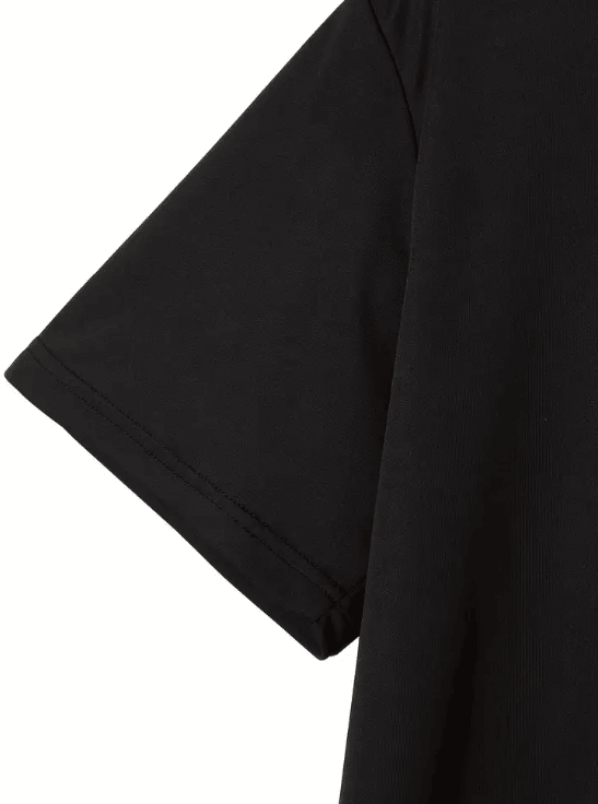 Summer Fashion Men's Round Neck Short Sleeved T-shirt