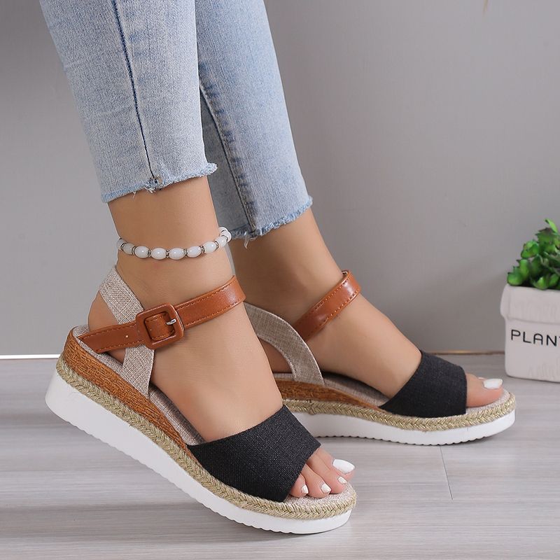 Summer Woman Sandals Shoes Fashion Wedge Walking Shoes Soft Women's Sandals Plus Size Comfortable Footwear Female Women Heels