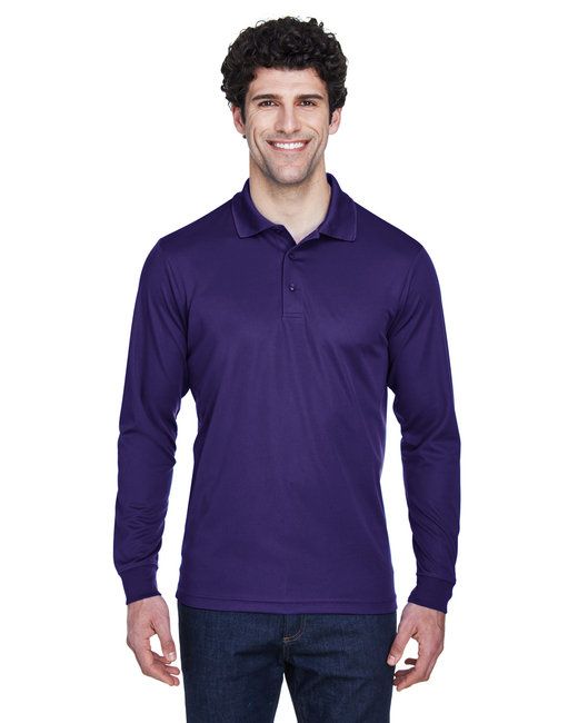 CORE365 88192 Men's Pinnacle Performance Long-Sleeve Piqué Polo