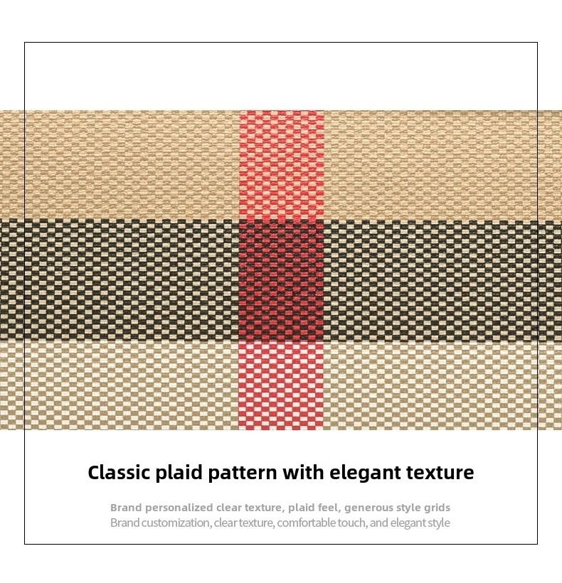 New advanced texture plaid handbag live hot models of fashion women's bags simple versatile new tide