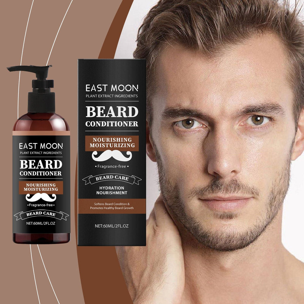 East Moon Men's Beard Care Nourishes Moisturizing Soft Gloss Soothing Moisturizing Gentle Care