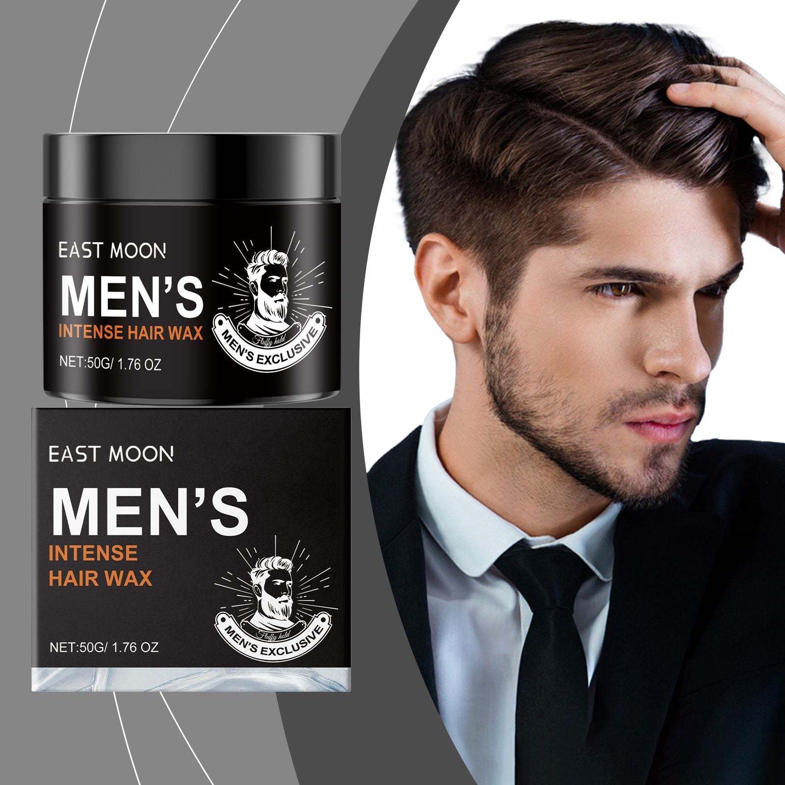 East Moon Styling Wax Mild Ingredients Moisturize Fresh, Easy To Clean Fluffy Hair Styling Wax