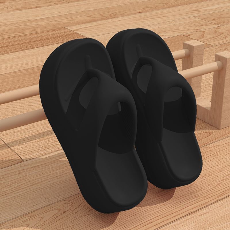 Summer new height-up women's flip-flops fashion trend everything with beach shoes slippers