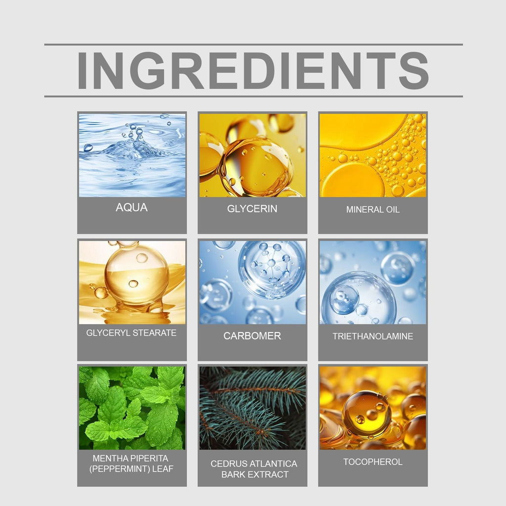 East Moon Men's Wood Beard Care Cream Soft, Set, Nourish, Moisturize, Gentle, Smooth And Glossy Beard