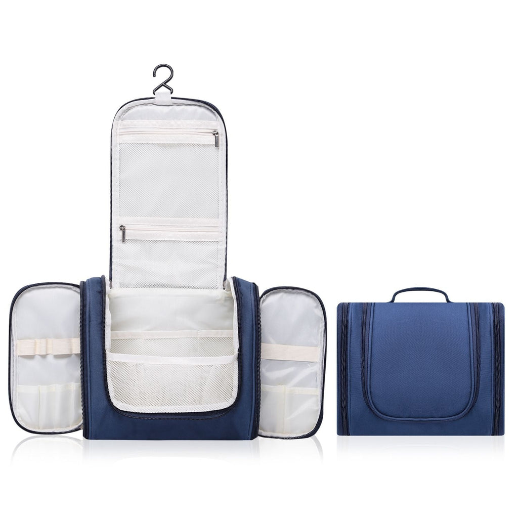 Travel Makeup Bags Portable Cosmetics Organizer Bag w/Hang Hook Handstrap Waterproof Toiletry Wash Bag for Women