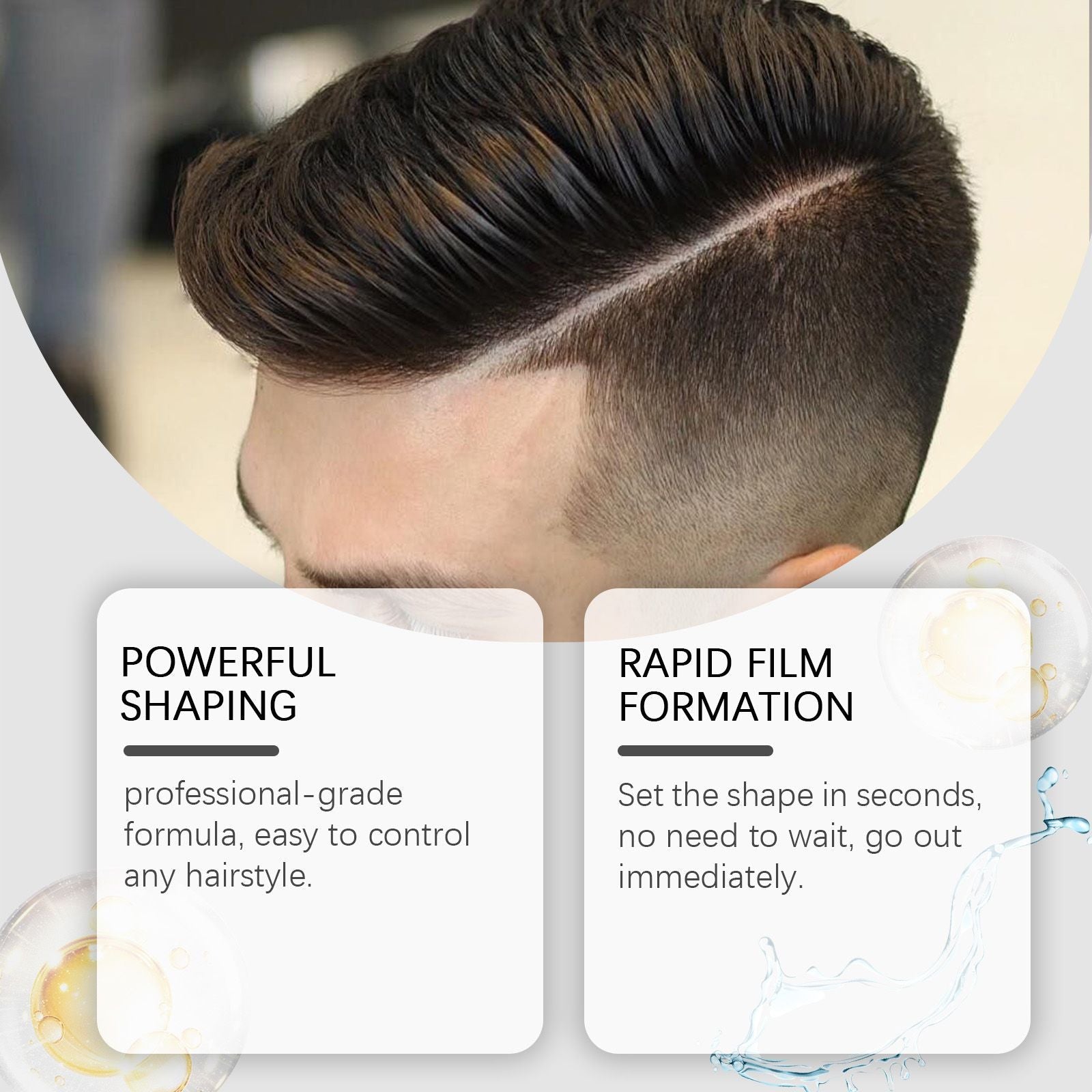 East Moon Hair Styling Spray Leave-In Fluffy Natural Refreshing Mild Hair Styling Spray