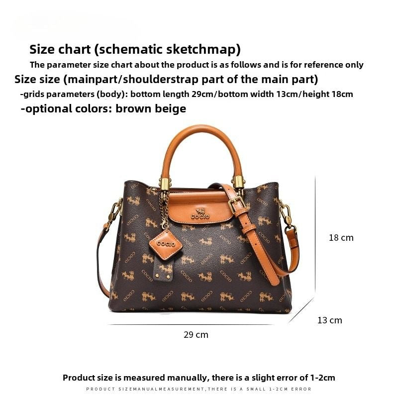 New handbag letter printing fashion new women's bags large capacity foreign trade high-grade models