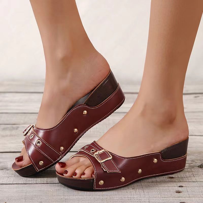 Women Sandals 2022 Fashion Wedges Shoes For Women Slippers Summer Shoes With Heels Sandals Flip Flops Women Beach Casual Shoes