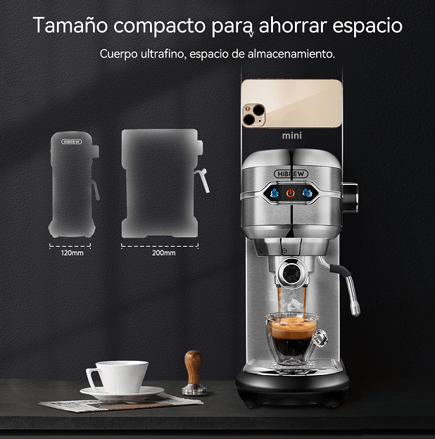 capsule + coffee powder + milk foam 3-in-1 semi-automatic coffee machine 19Bar extraction mocha Nestle espresso 1 cup / 2 cup, electronic button powder hammer 51mm touch sensing 1450W steam