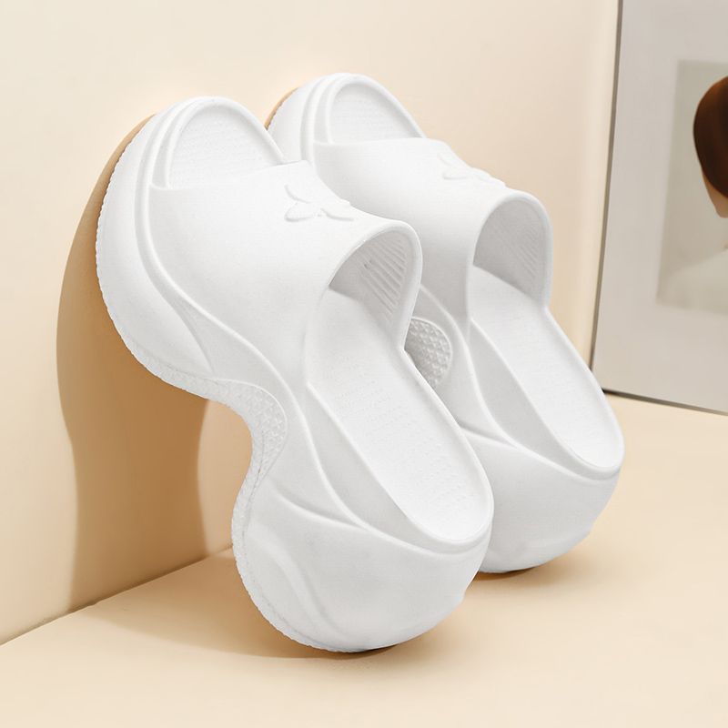 Summer new comfortable flat platform women's slippers platform platform sandals outdoor flip-flops