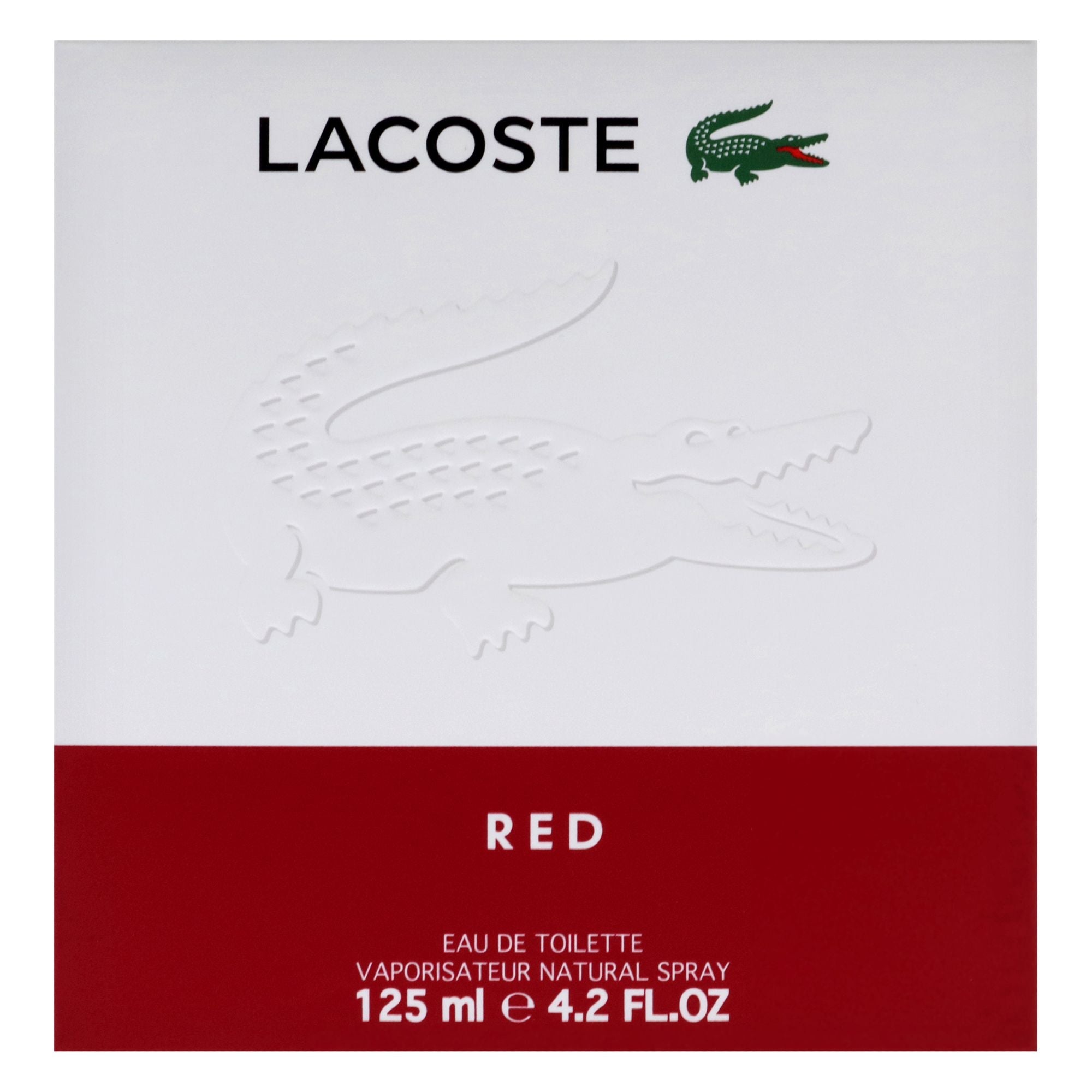 Lacoste Red by Lacoste for Men - 4.2 oz EDT Spray
