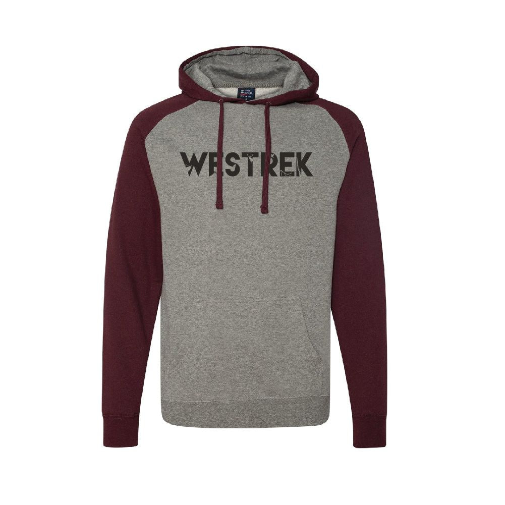 Block Letter Hoodie (Burgundy)