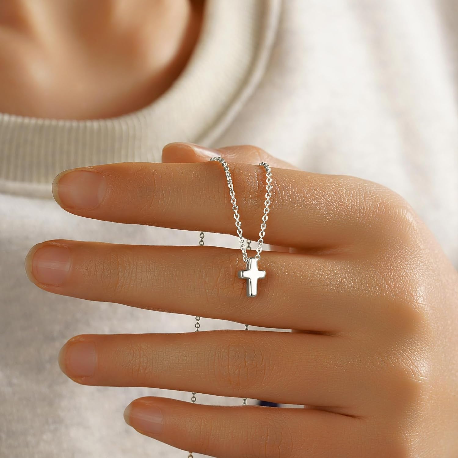 Elegant 14K Gold Plated Cross Necklace â€?Durable, Hypoallergenic & Timeless