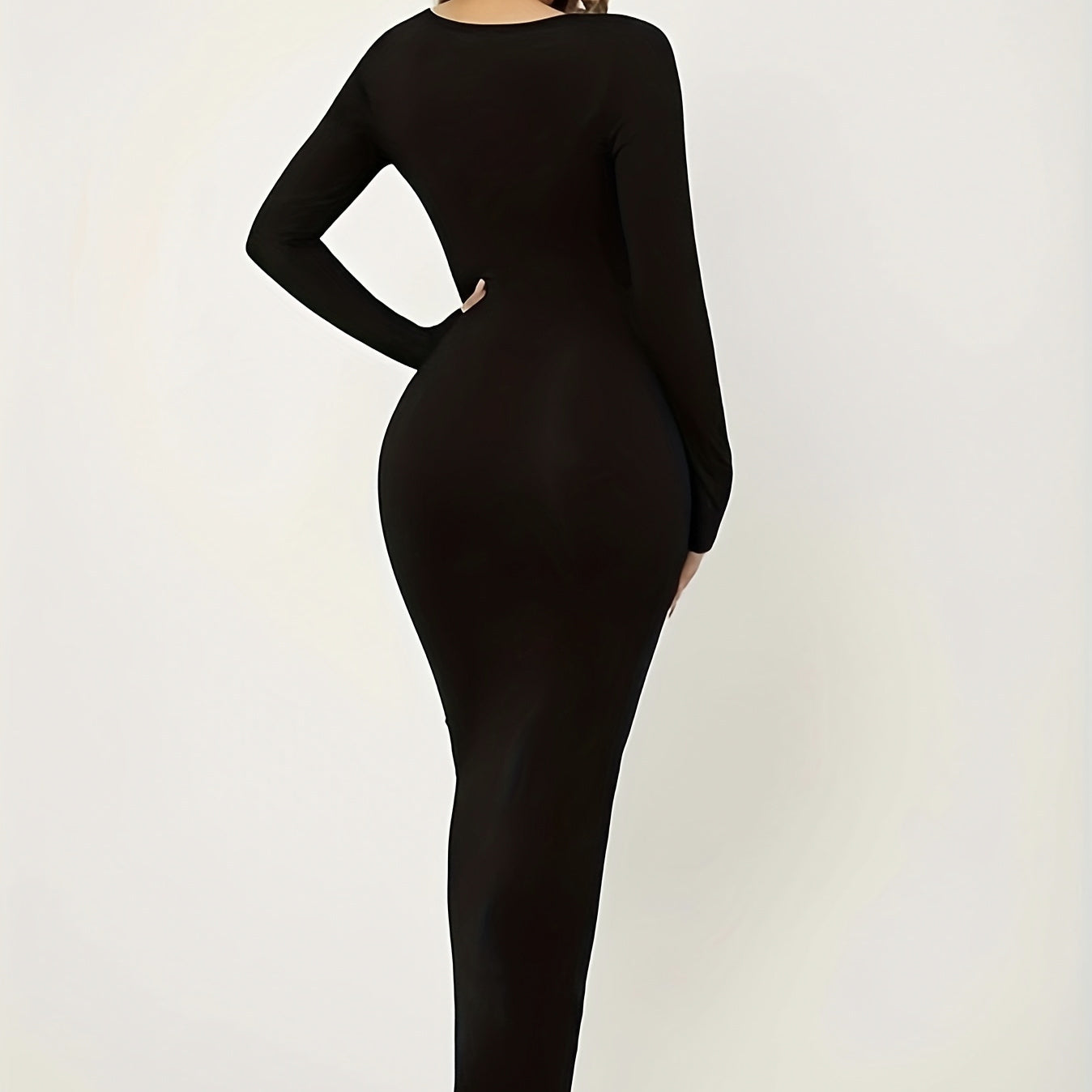 Women's Slim-Fit Hip‑Hugging Bodycon Dress â€?Sleek & Stylish