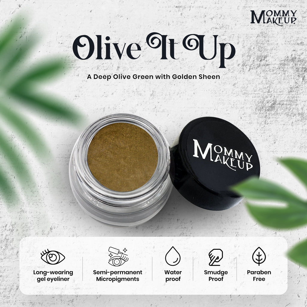 Olive It Up Stay Put Waterproof Gel Eyeliner w/ Micropigments