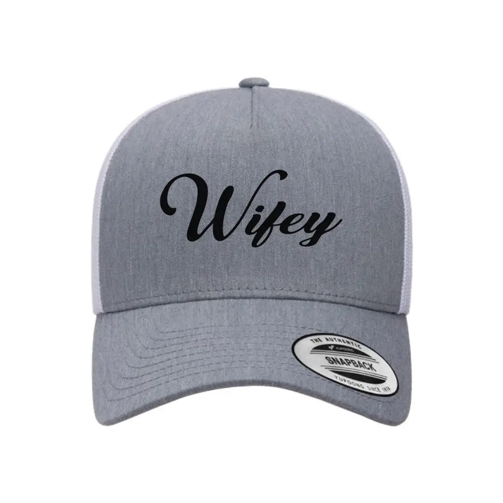 Embroidered Wifey Trucker Hat â€?Classic Mesh Cap for Wedding or Anniversary