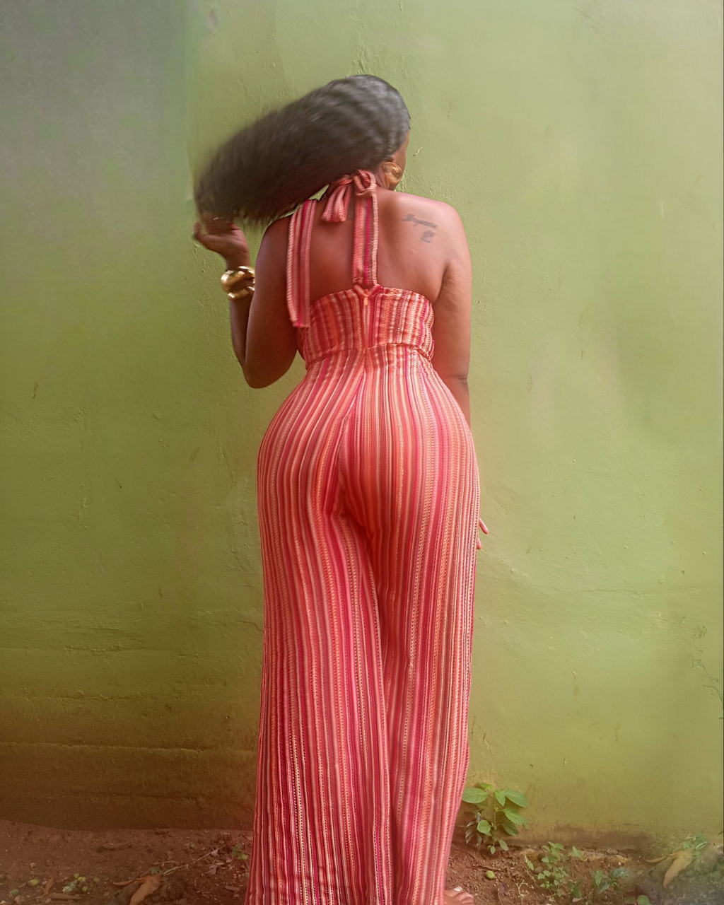 ISLAND HEAT | HALTER JUMPSUIT