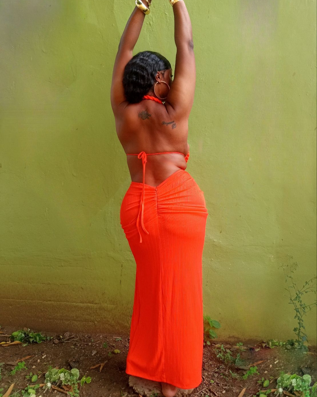 TIED TO TEMPTATION | HALTER DRESS