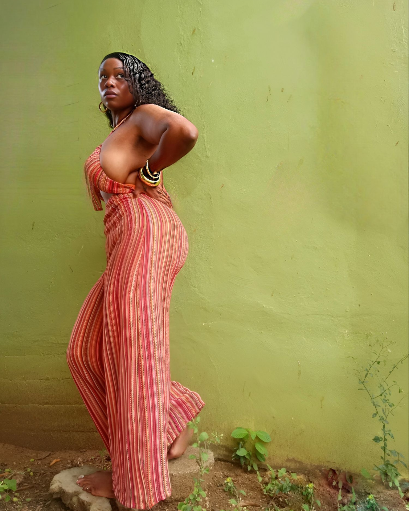 ISLAND HEAT | HALTER JUMPSUIT