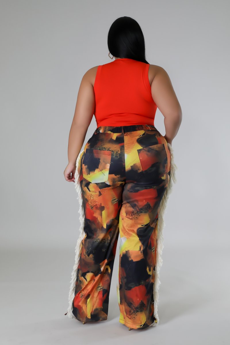 HOT IN HERE| FRINGE PANTS