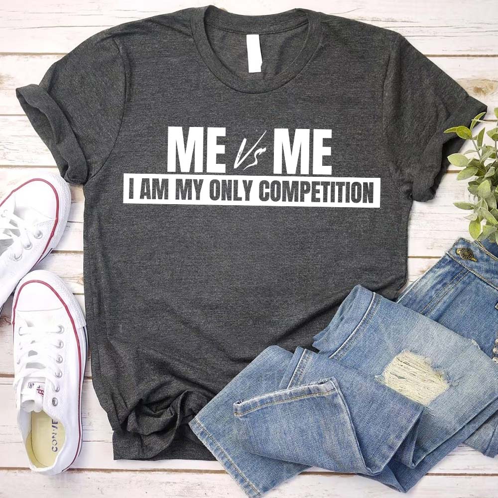 Me vs Me Unisex T-Shirt â€?Motivational Self-Discipline Tee