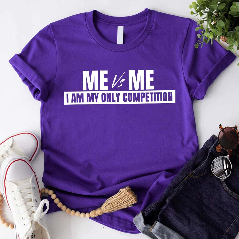 Me vs Me Unisex T-Shirt â€?Motivational Self-Discipline Tee