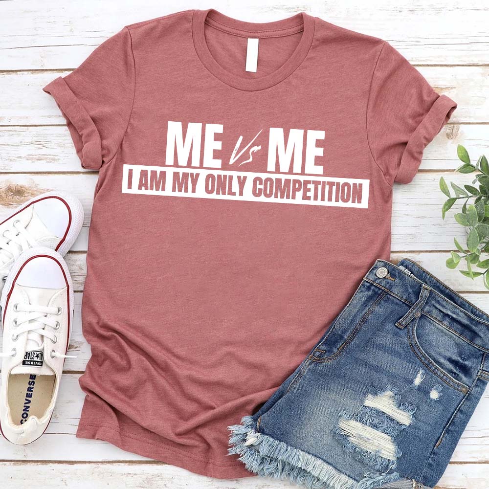 Me vs Me Unisex T-Shirt â€?Motivational Self-Discipline Tee