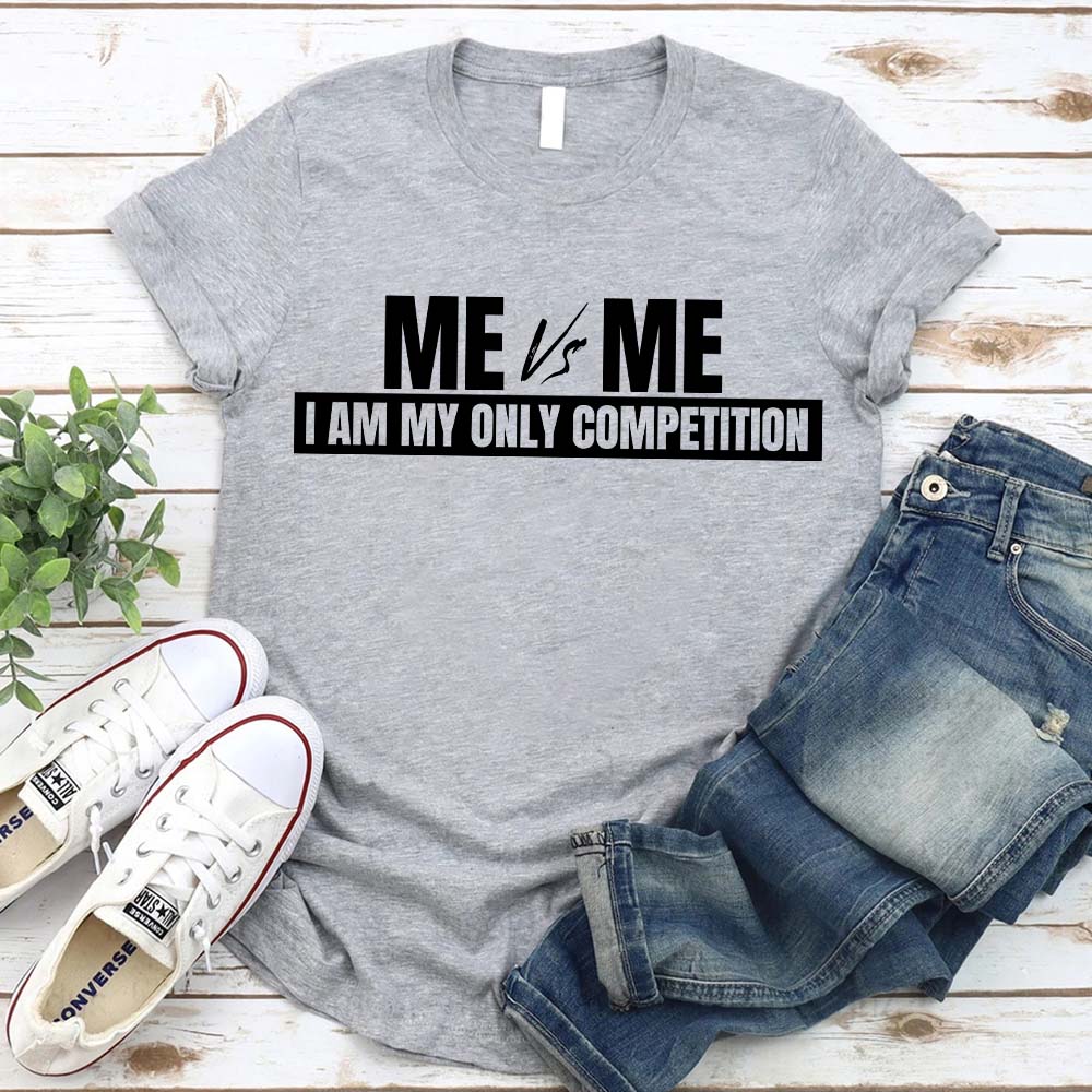 Me vs Me Unisex T-Shirt â€?Motivational Self-Discipline Tee