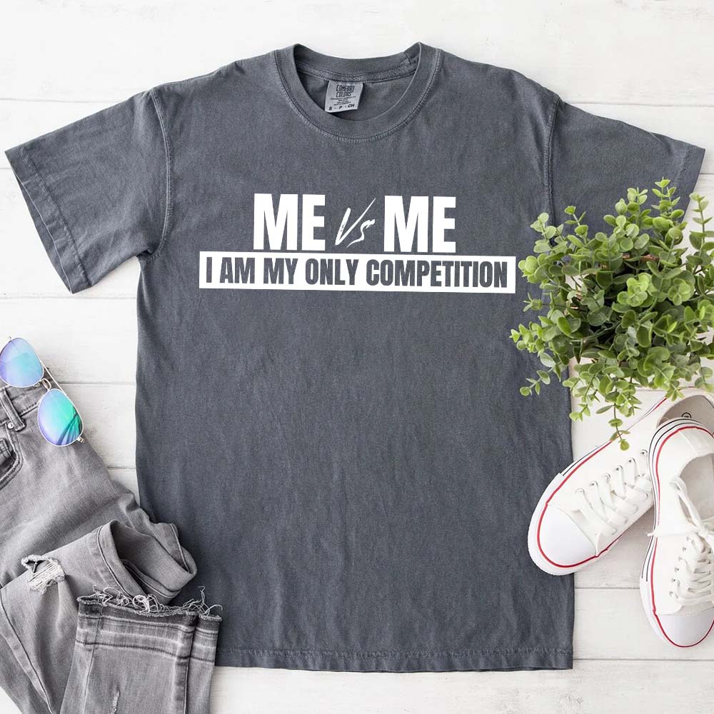 Me vs Me Unisex T-Shirt â€?Motivational Self-Discipline Tee