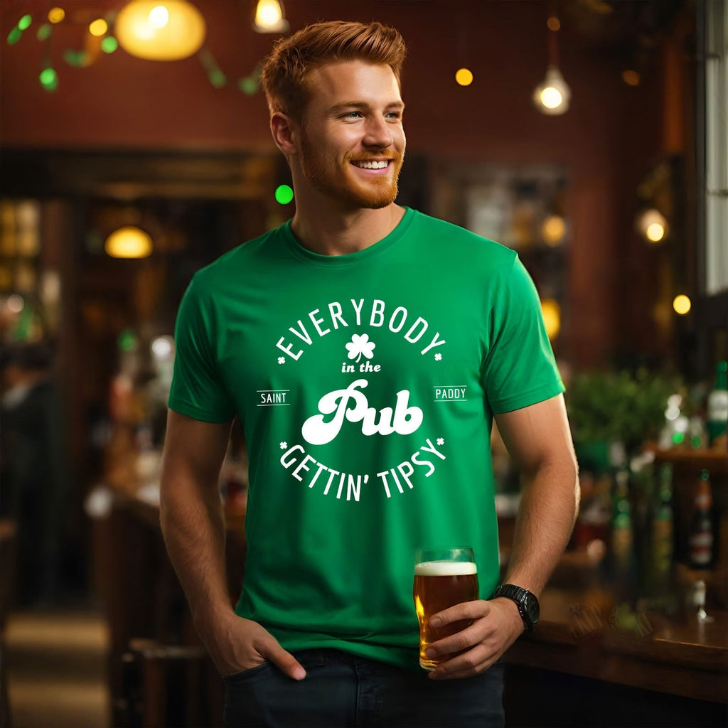 Funny Shirt â€?Everybody in the Pub Gettin' Tipsy Tee