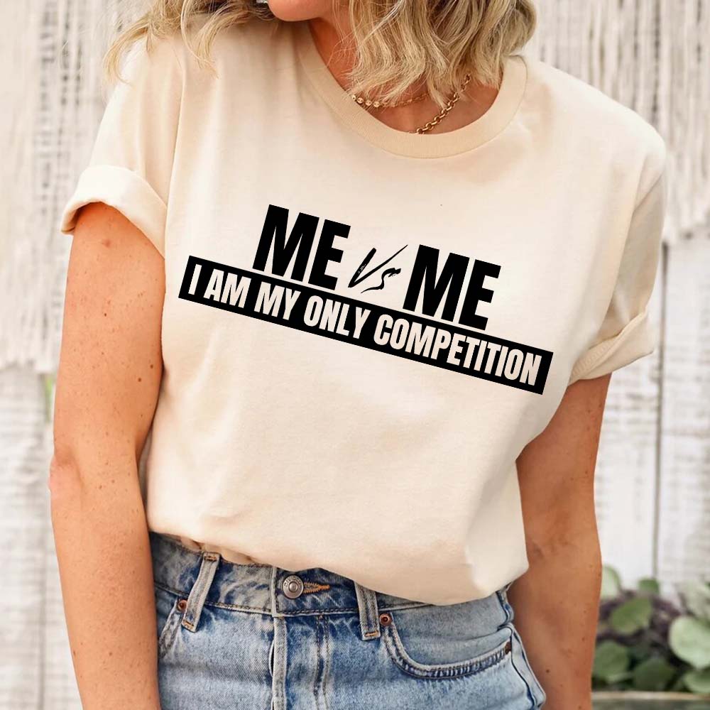 Me vs Me Unisex T-Shirt â€?Motivational Self-Discipline Tee
