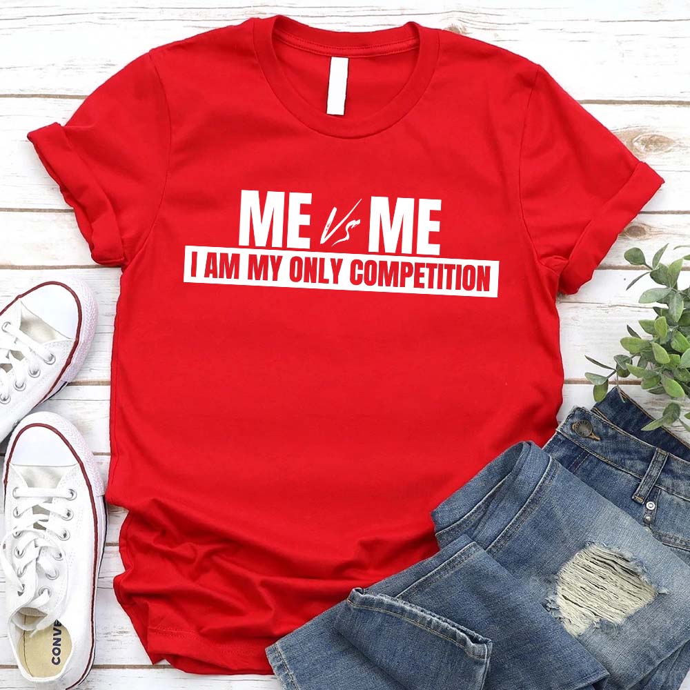 Me vs Me Unisex T-Shirt â€?Motivational Self-Discipline Tee